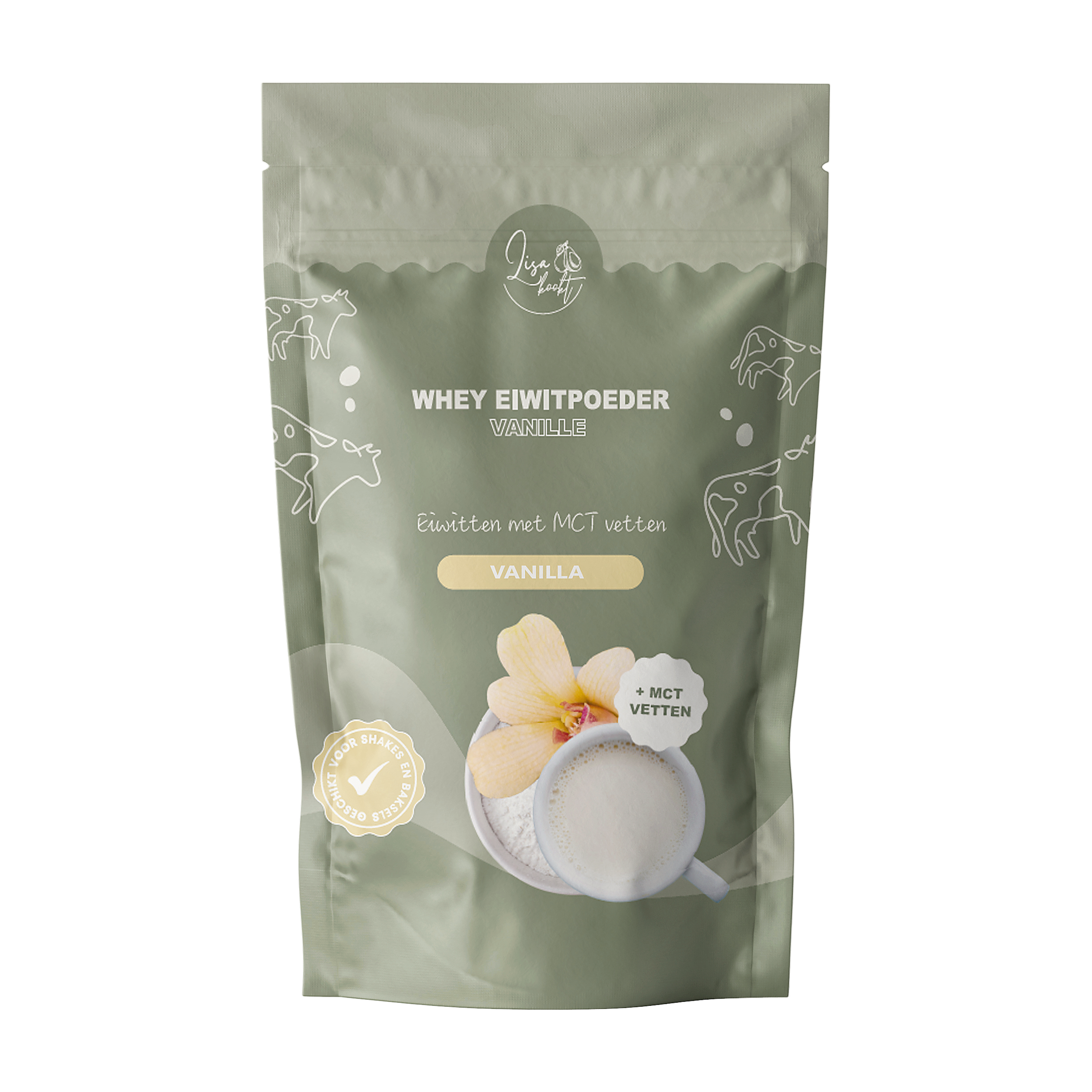 Whey Eiwitpoeder Vanille (Vanilla) - Lisa Kookt